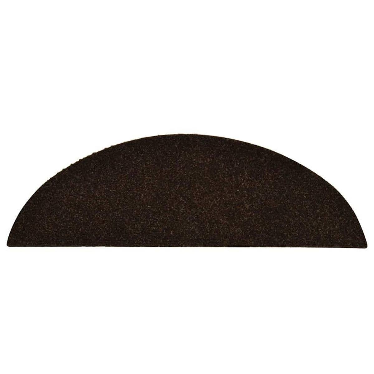 VIDAXL Tapis d'escalier auto-adhesifs 30 pcs marron 56x17x3 cm