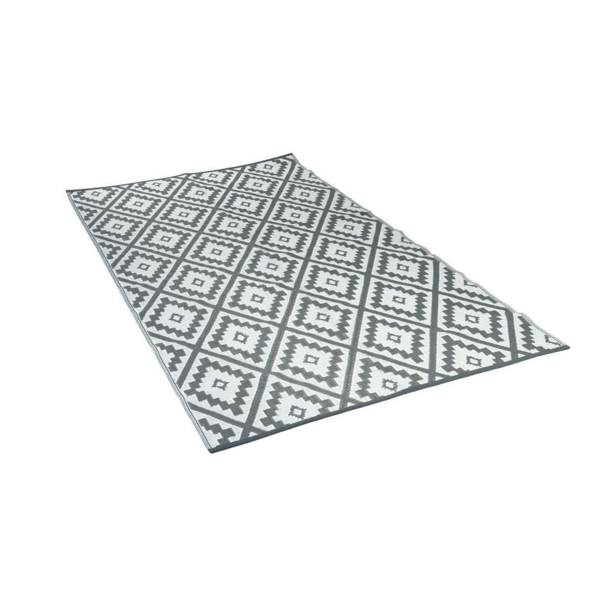 Inkazen Tapis extérieur - 160x240cm - Gris - VAHINE