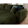 Voir la diapositive 5 : LISA DESIGN Rune - canapé panoramique avec pouf d'appoint - 7 places - style scandinave - gauche