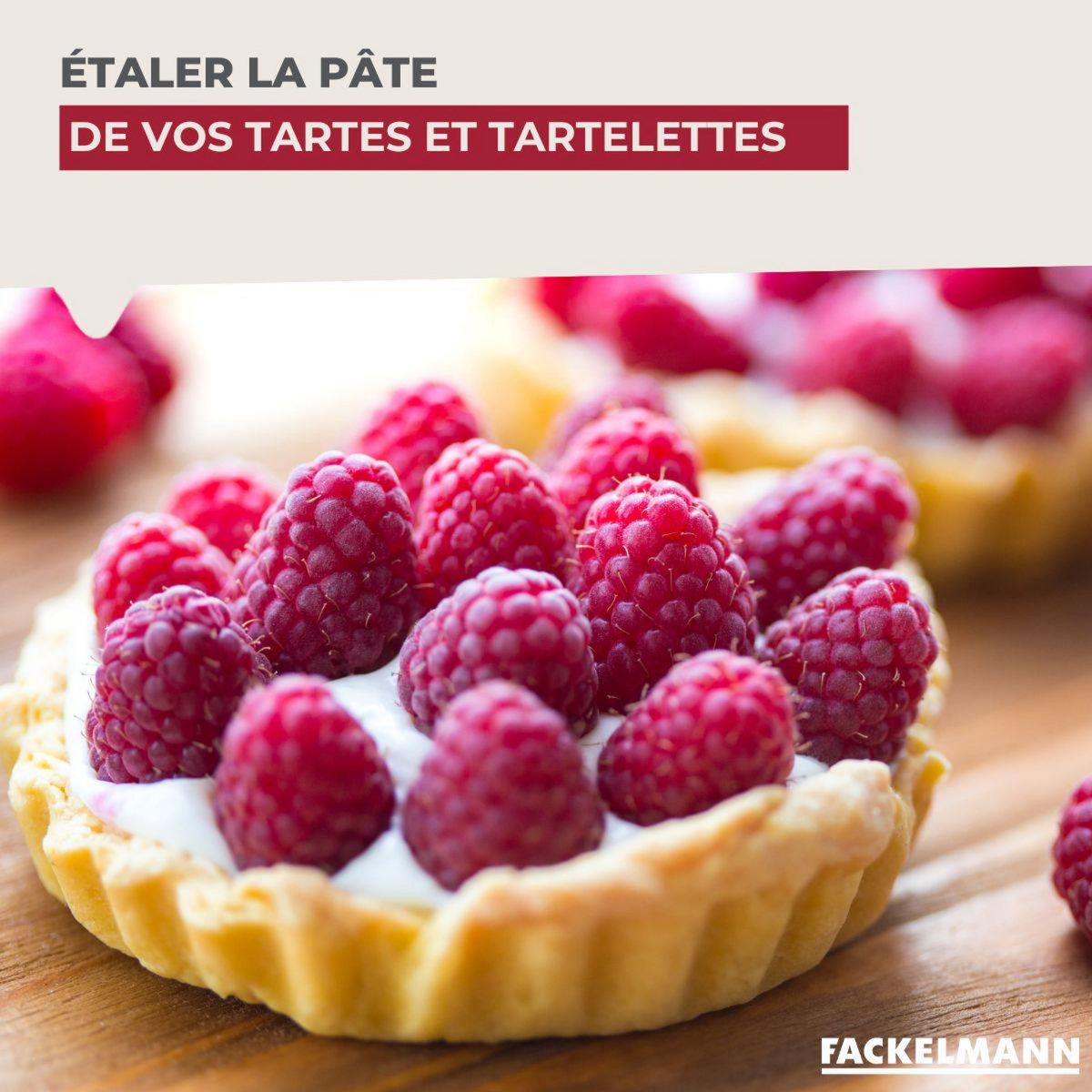 Fackelmann Ensemble de 2 Petits rouleaux à pâtisserie en bois 23,5 cm Fackelmann Wood Edition