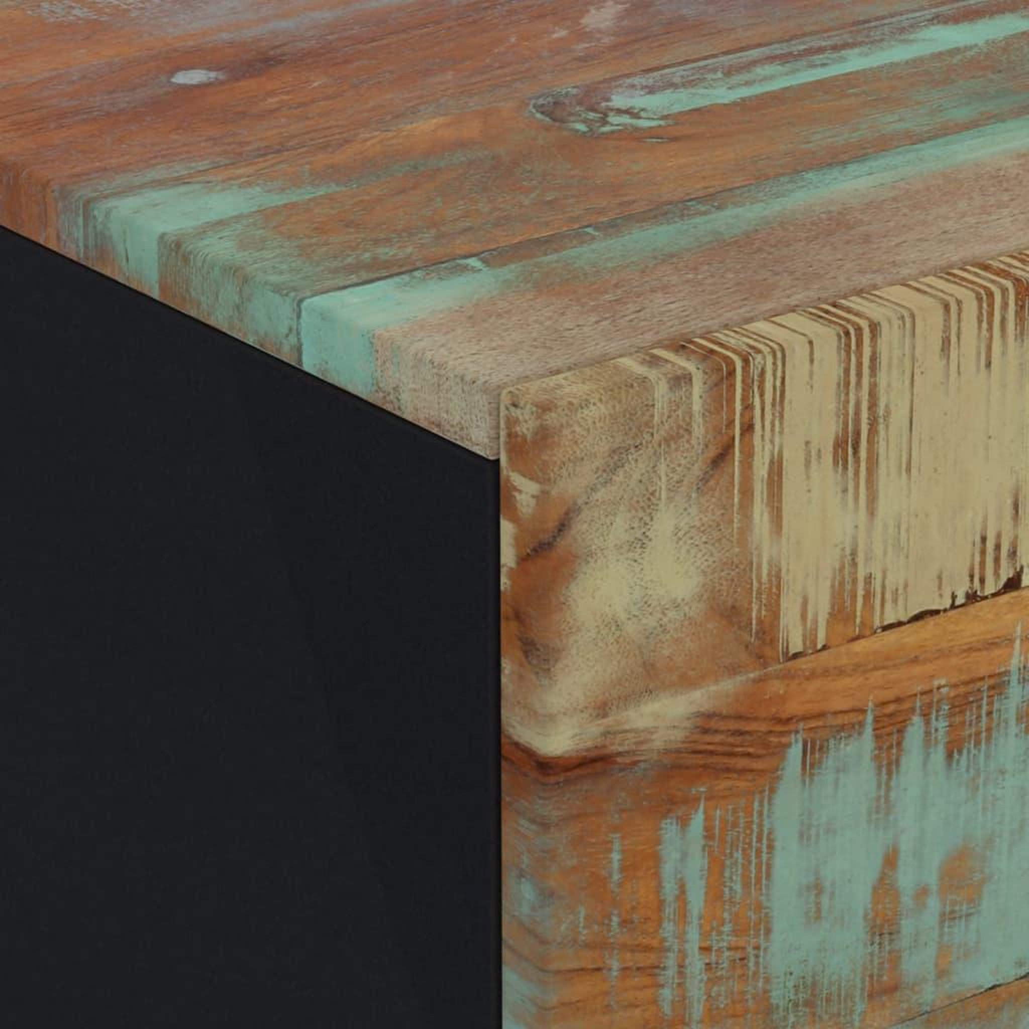 Voir la diapositive 5 : VIDAXL Table de chevet 40x33x46 cm Bois massif de recuperation