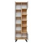Voir la diapositive 2 : Paris Prix Étagère 5 Niveaux  Bogota  192cm Gris & Naturel