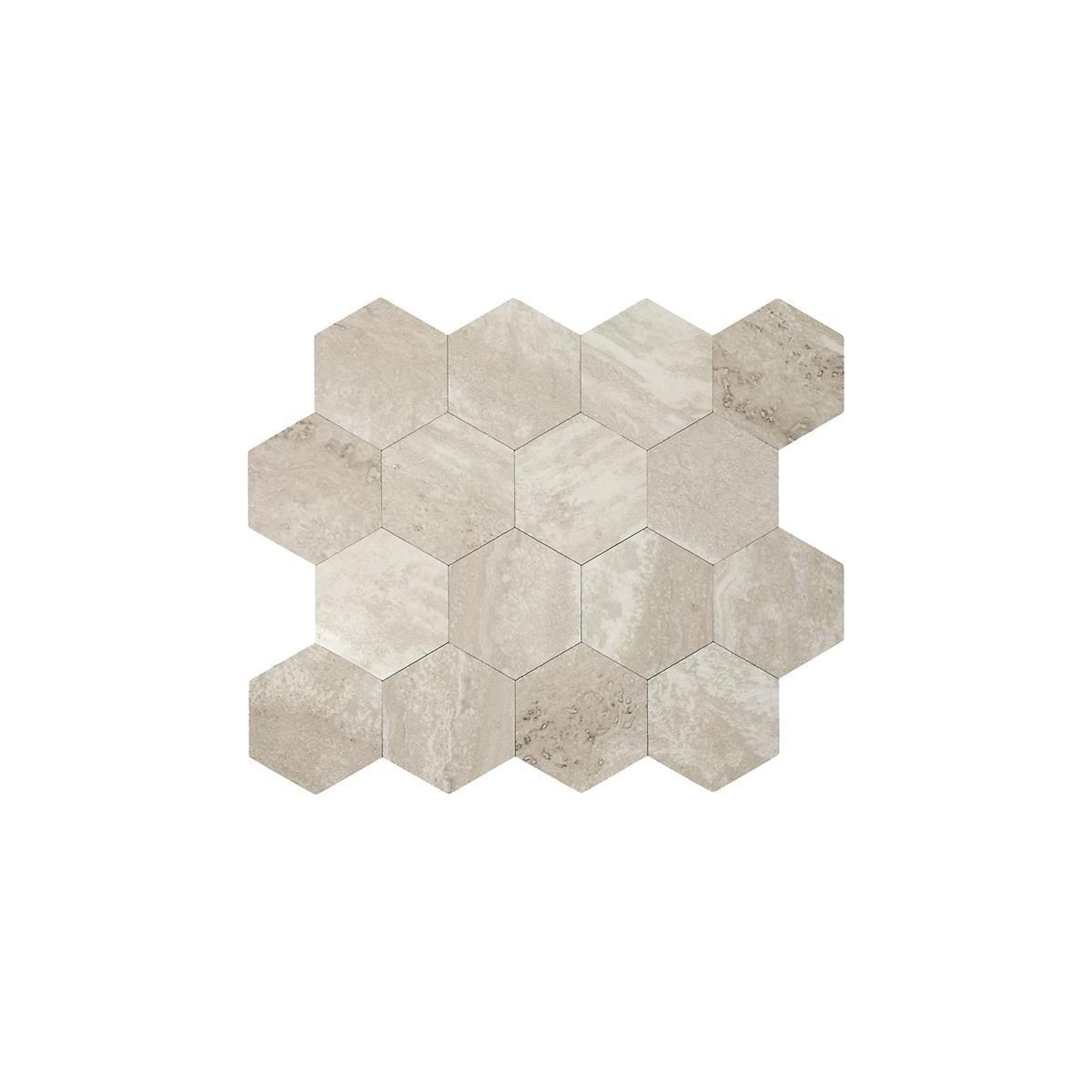 Je cherche une idee Crédence adhésive  hexagone  33cm blanc
