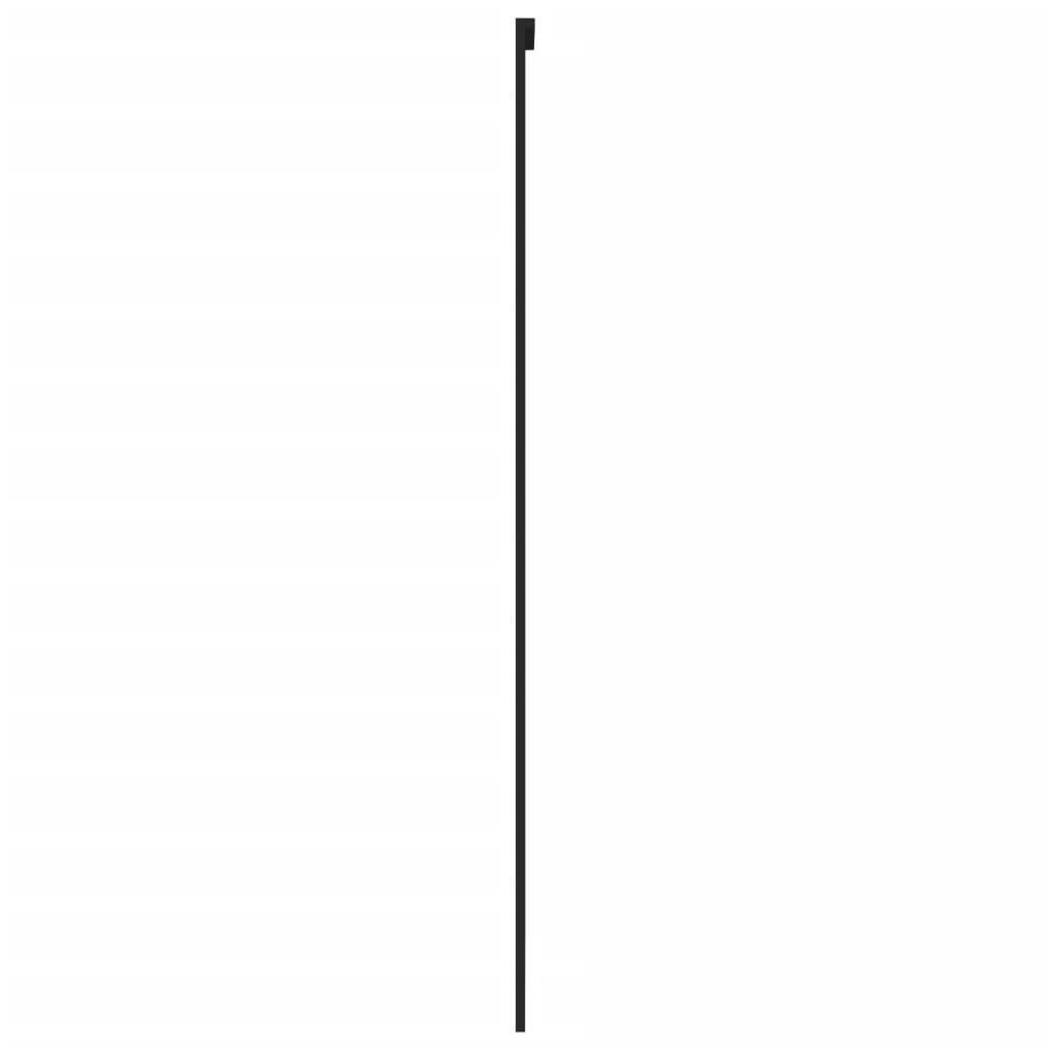 Voir la diapositive 5 : VIDAXL Porte coulissante noir 76x205 cm verre trempe aluminium