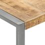 Voir la diapositive 4 : VIDAXL Table basse 140x140x40 cm Bois de manguier brut