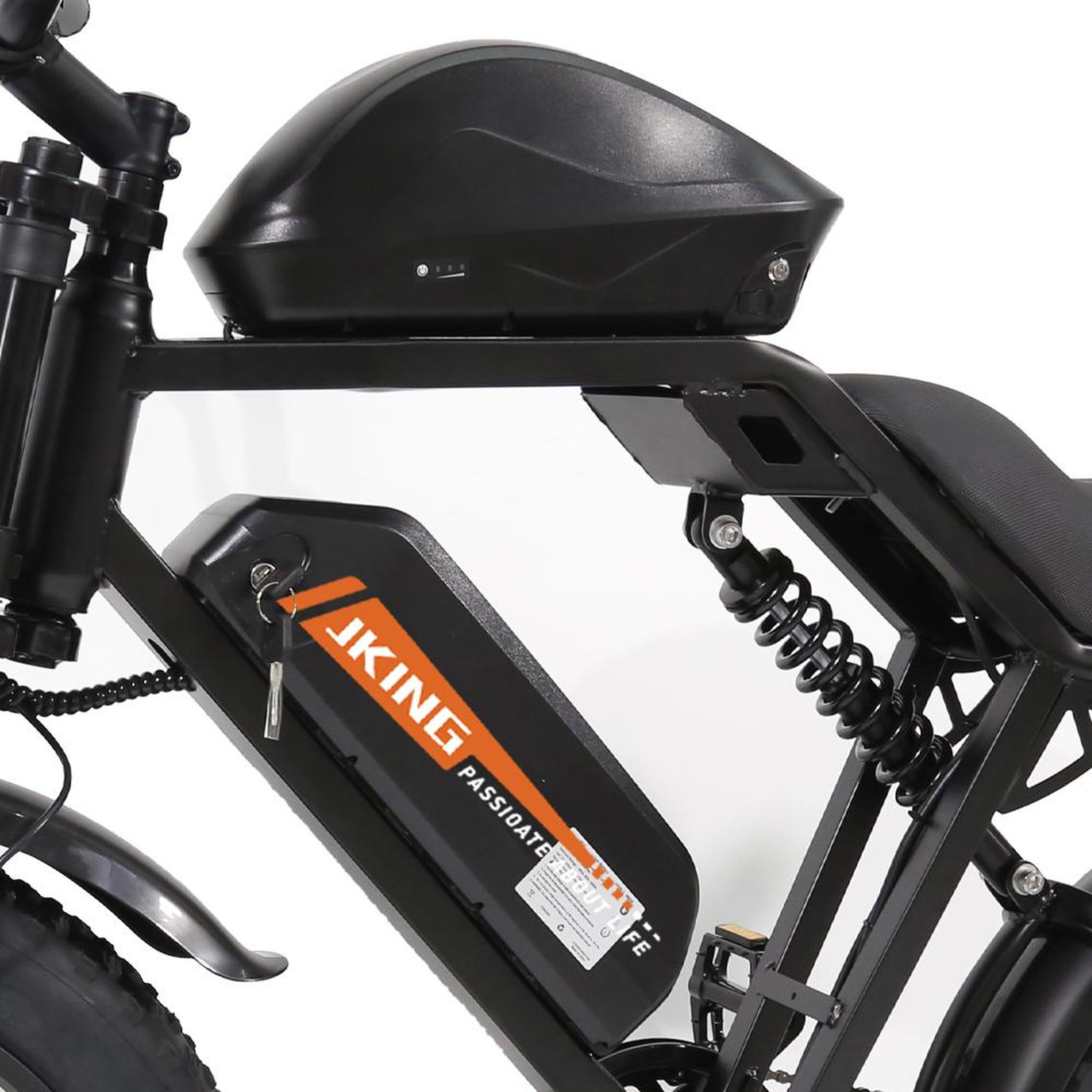 Voir la diapositive 5 : JKING Vélo électrique jking fxh002 pro, double batterie, 48 v 40,6 ah, pneus larges
