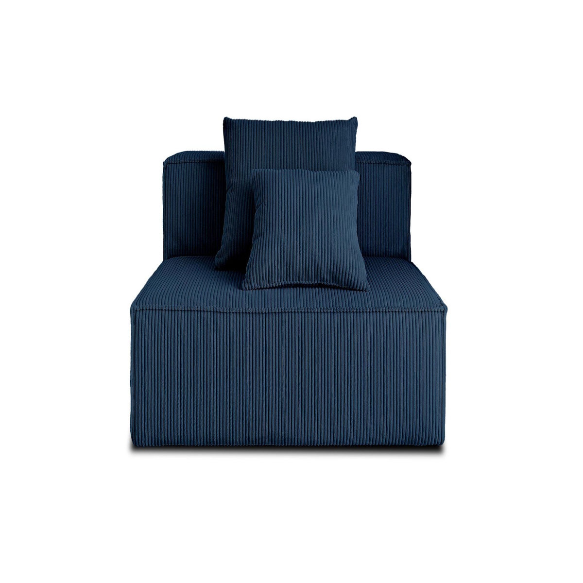 LISA DESIGN Colombine - module d'assise - en velours côtelé