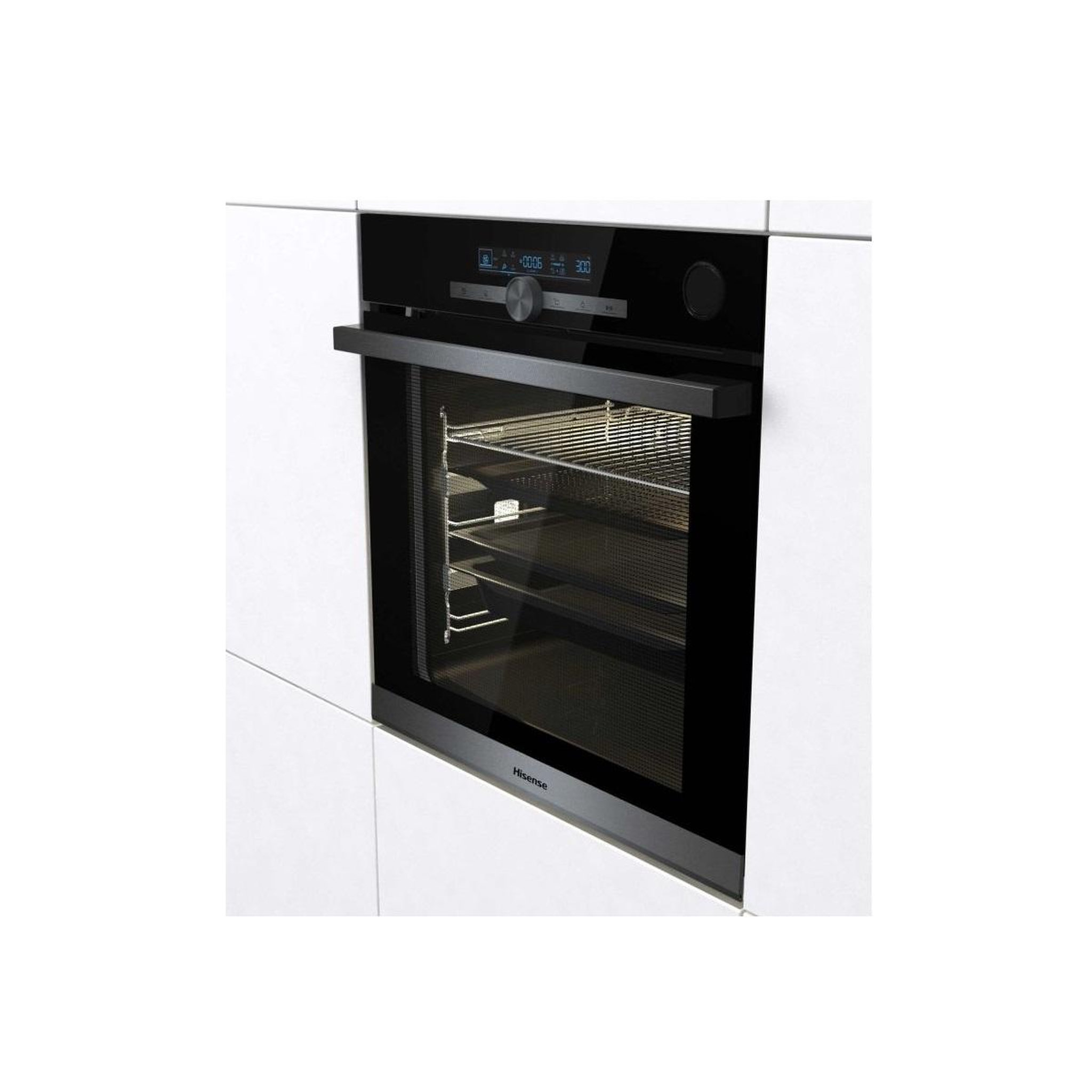 Voir la diapositive 3 : Hisense Four intégrable multifonction 77l 60cm pyrolyse noir - bsa66334pg