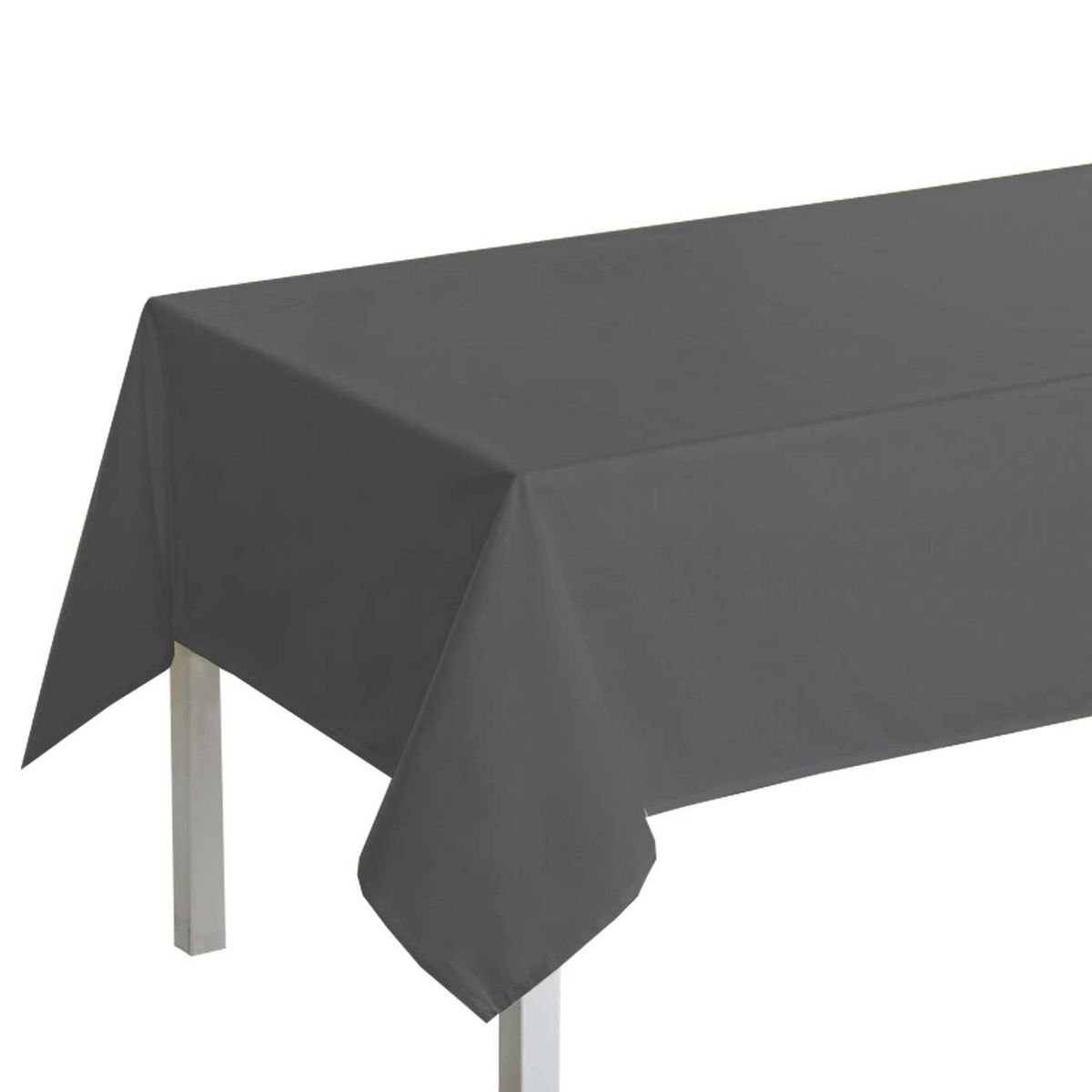 Nappe effet coton uni anthracite
