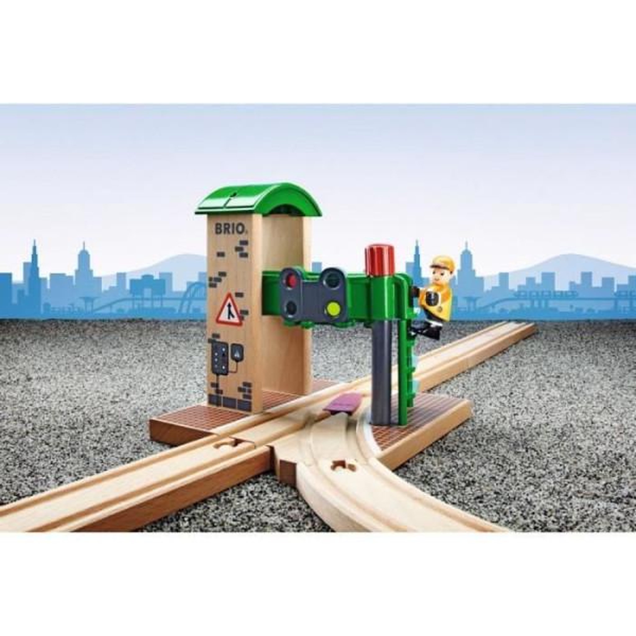 Voir la diapositive 5 : Brio Brio world station de controle et d'aiguillage - accessoire pour circuit de train en bois - ravensburger - mixte des 3 ans - 336
