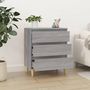 Voir la diapositive 3 : VIDAXL Buffet Sonoma gris 60x35x70 cm Bois d'ingenierie
