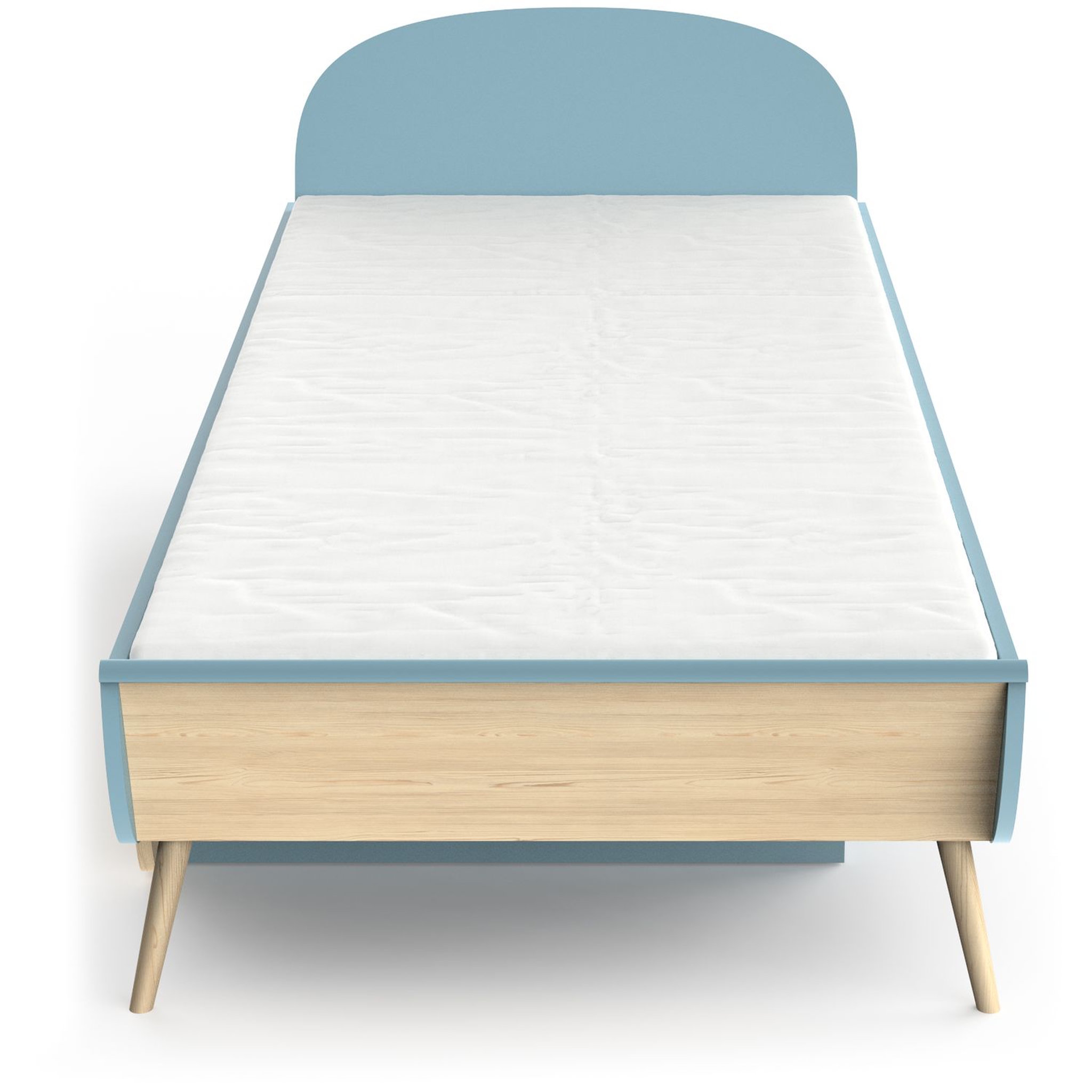 Voir la diapositive 2 : Lit enfant 90X200 cm bleu LINIA 
