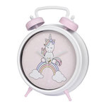 Paris Prix Horloge à Poser Vintage Enfant  Licorne  24cm Blanc
