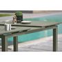 Voir la diapositive 2 : DCB GARDEN Table de jardin rectangulaire - 10/12 places - Aluminium - Kaki - MIAMI