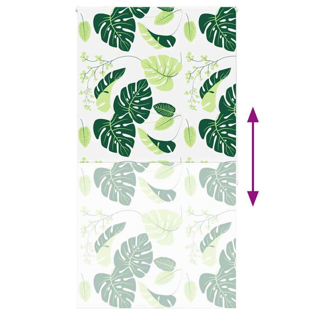 VIDAXL Store enrouleur de douche 130x240 cm largeur du tissu 126 cm