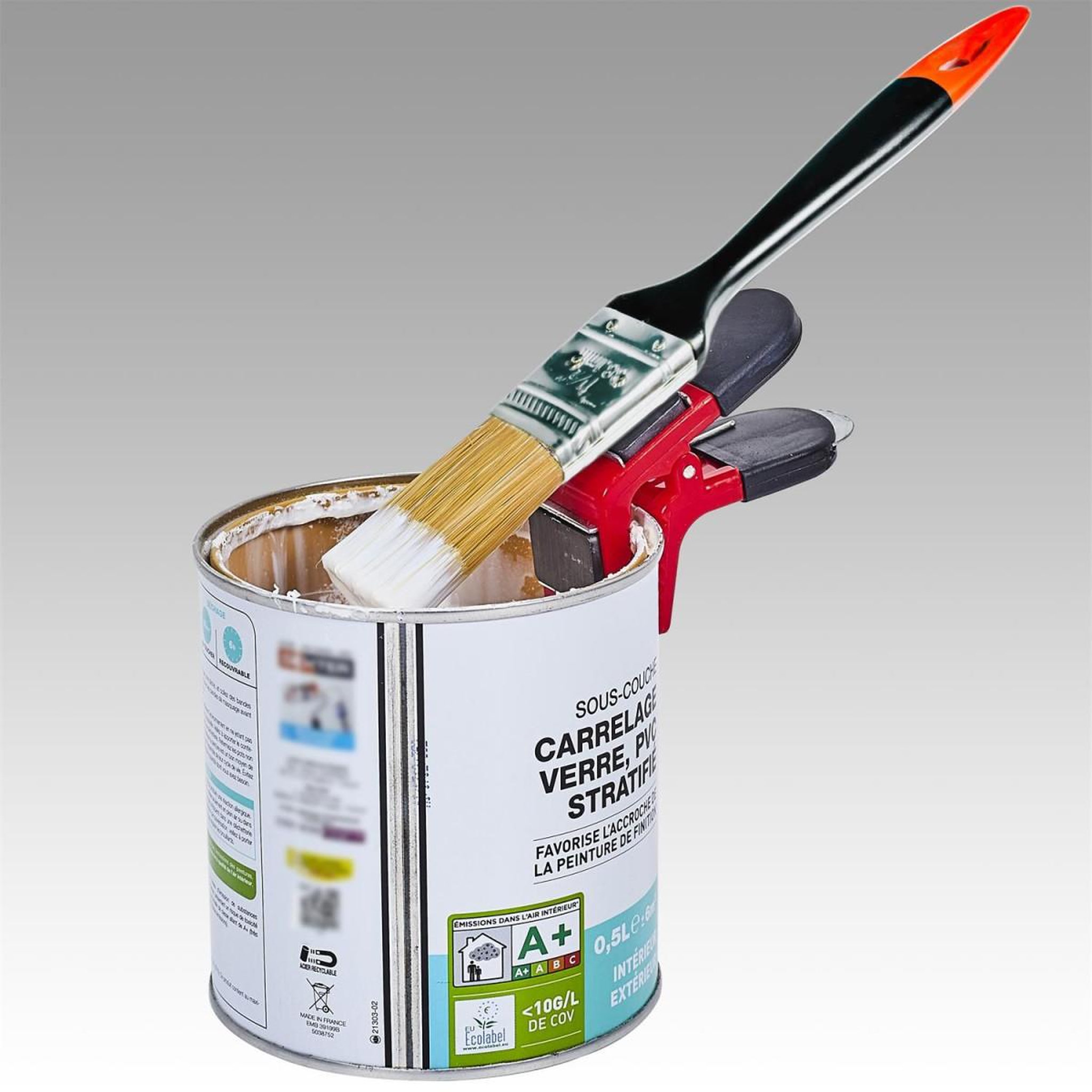 Voir la diapositive 3 : Je cherche une idee Porte Pinceau Magnétique  Peinture  7cm Noir
