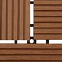 Voir la diapositive 5 : VIDAXL Carreaux de terrasse 22 pcs 30 x 30 cm 2 m^2 WPC Marron