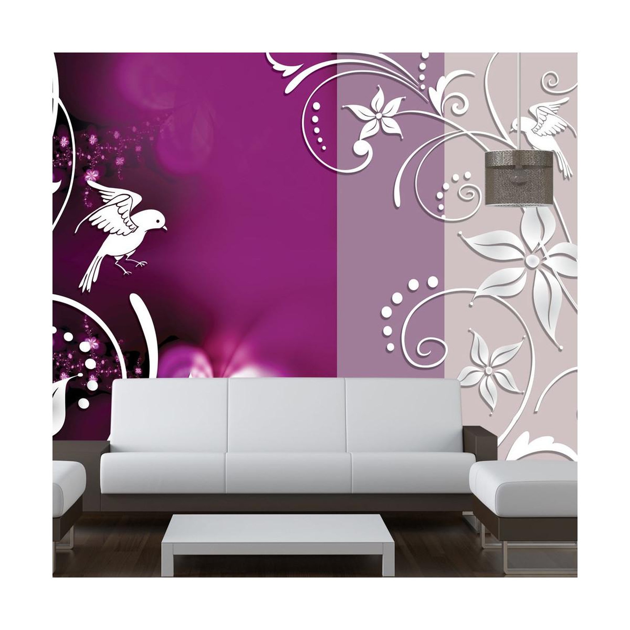 Paris Prix Papier peint  floral fantasy. Coloris disponibles : Multicolore