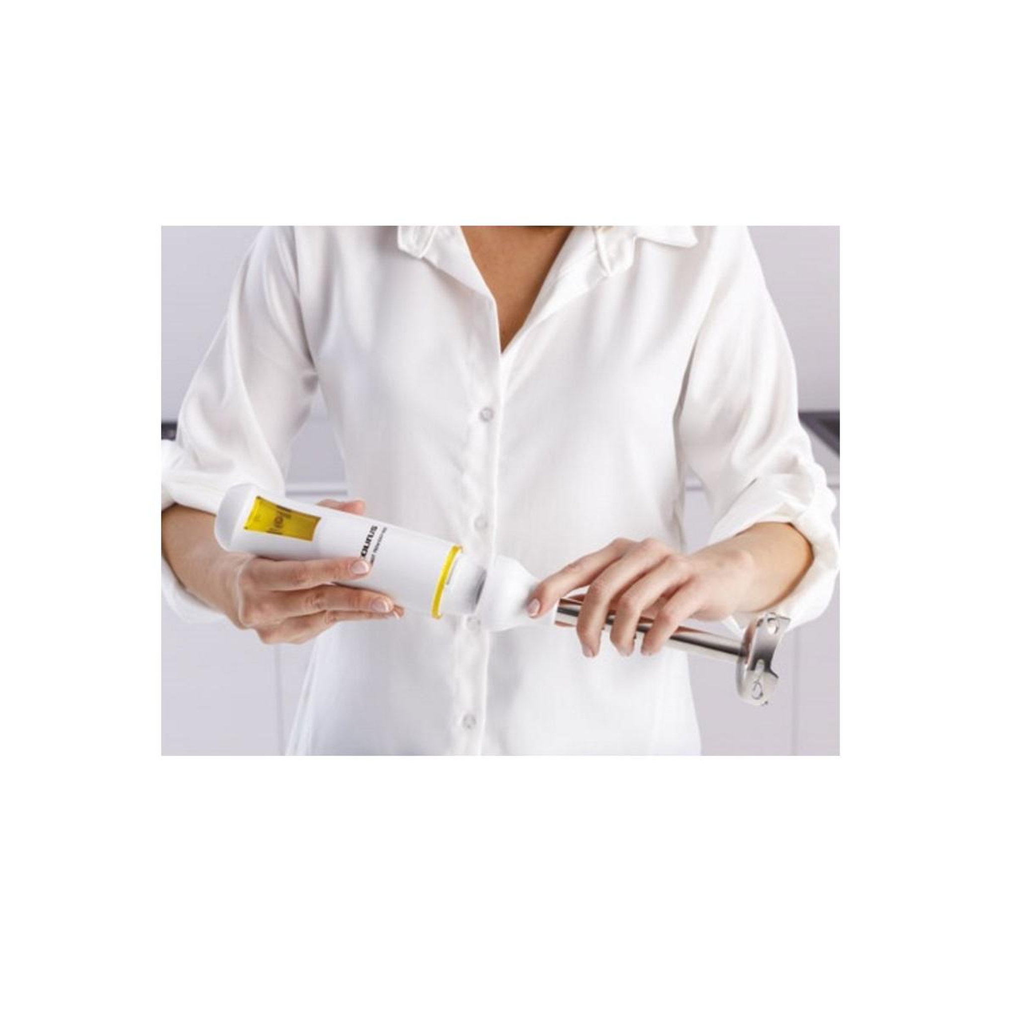 Voir la diapositive 2 : Taurus Mixeur plongeant 750w blanc/jaune - 916403000
