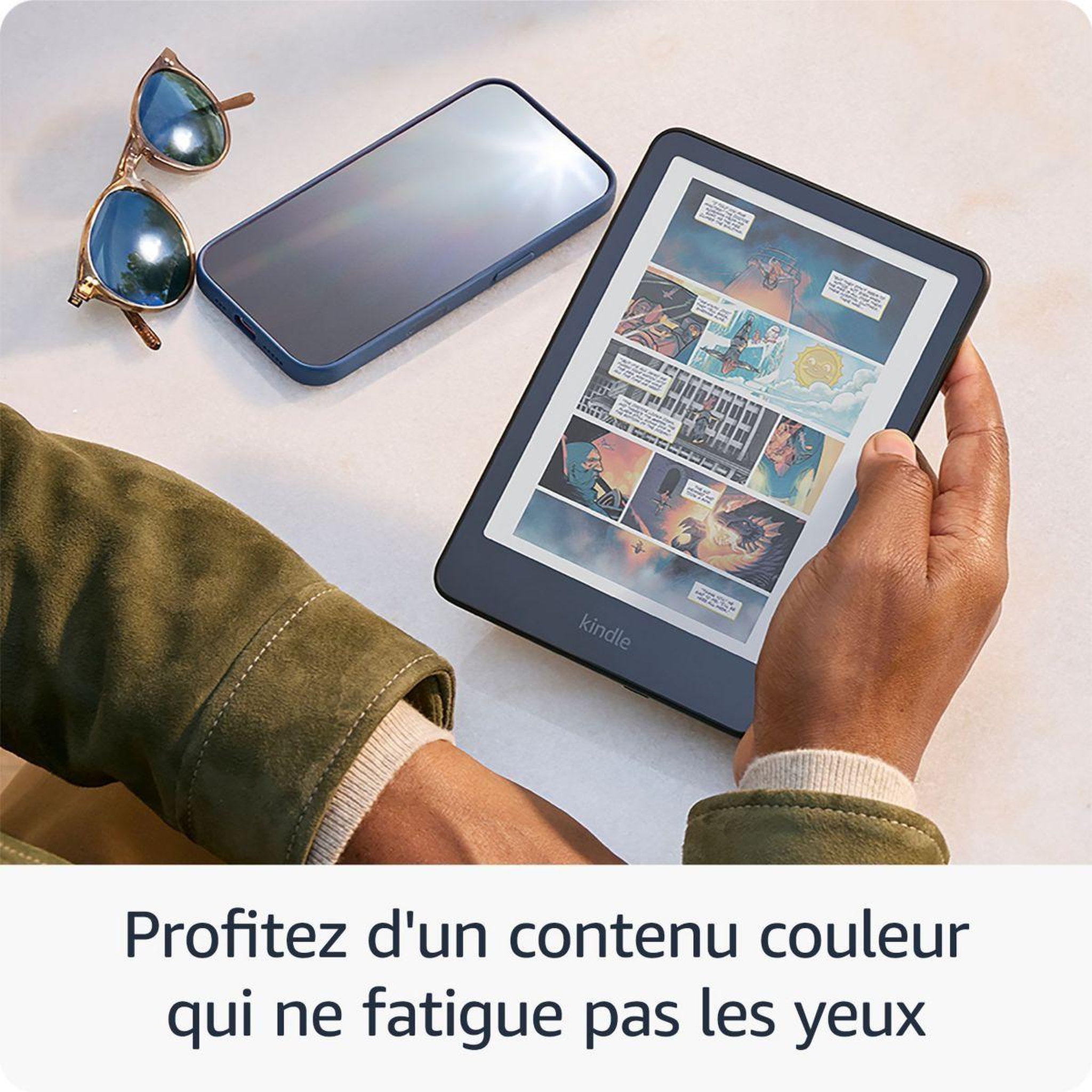 Voir la diapositive 3 : AMAZON Liseuse ebook kindle colorsoft - noire 16go