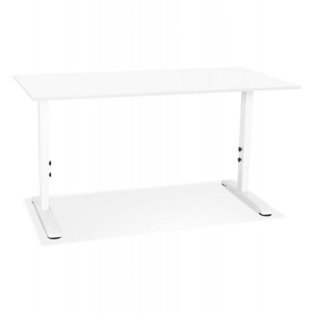 Paris Prix Bureau Hauteur Réglable  Mathew  160cm Blanc