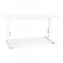 Voir la diapositive 1 : Paris Prix Bureau Hauteur Réglable  Mathew  160cm Blanc