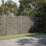 VIDAXL Panier gabion avec couvercle 300x50x150 cm fer galvanise
