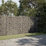 Voir la diapositive 1 : VIDAXL Panier gabion avec couvercle 300x50x150 cm fer galvanise