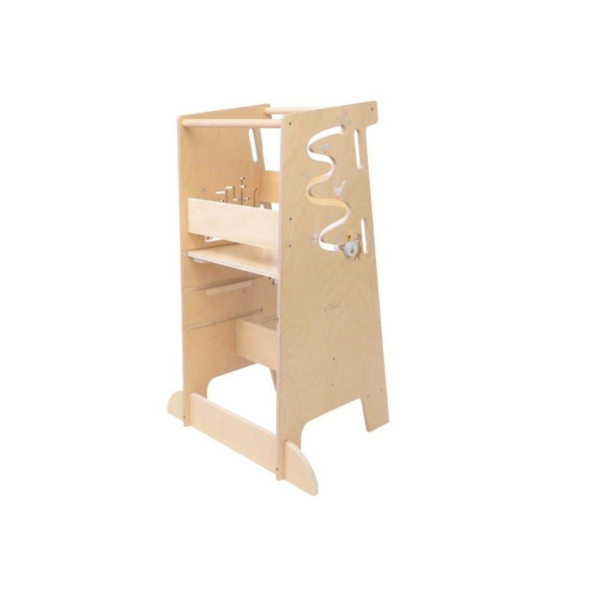 Voir la diapositive 2 : ELINELI Tour d'apprentissage évolutive 5en1 Play PRO 90 cm - Animaux