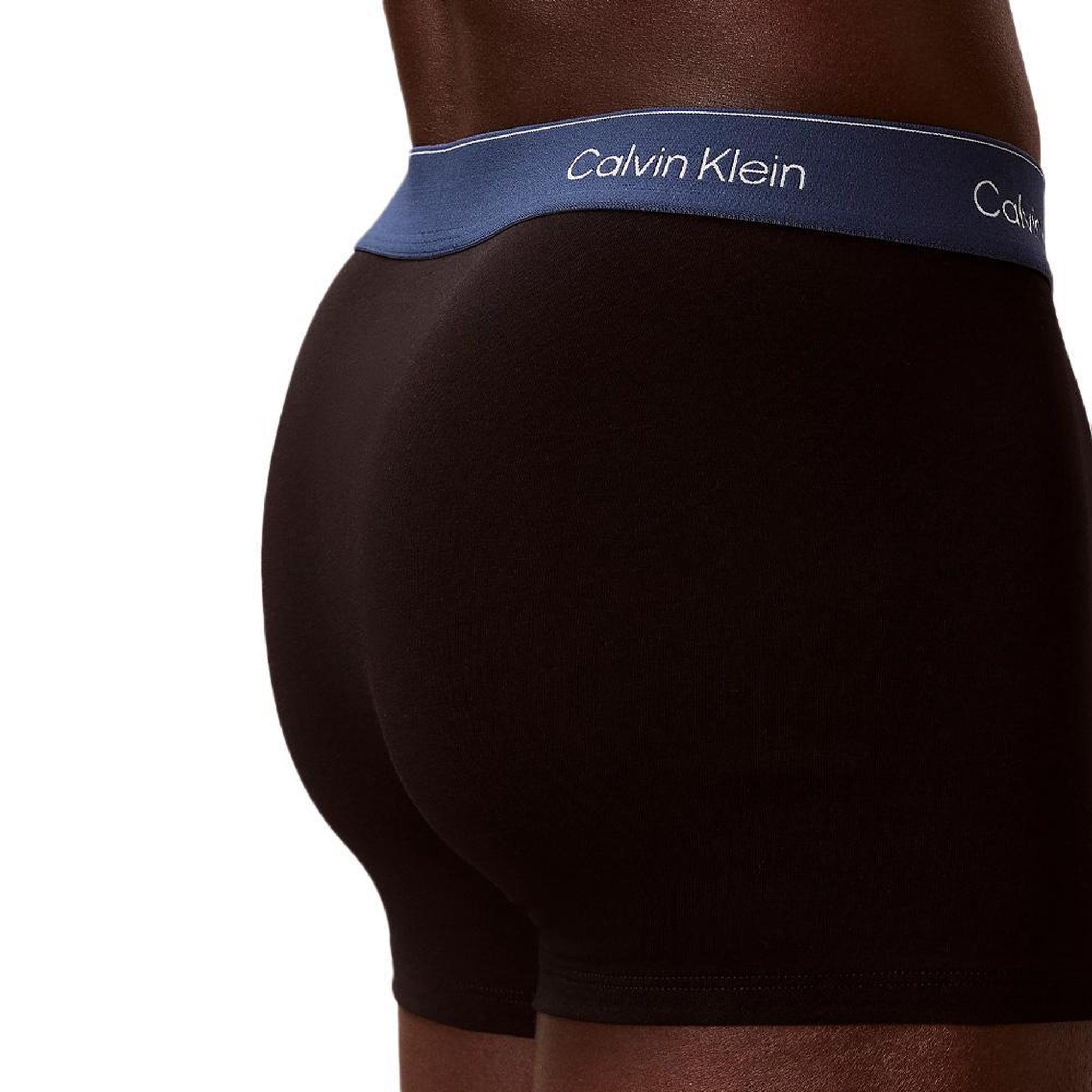 Voir la diapositive 5 : CALVIN KLEIN JEANS X3 Boxers Noir/Bleu Homme Calvin Klein Jeans Relaxed Fit Trunk