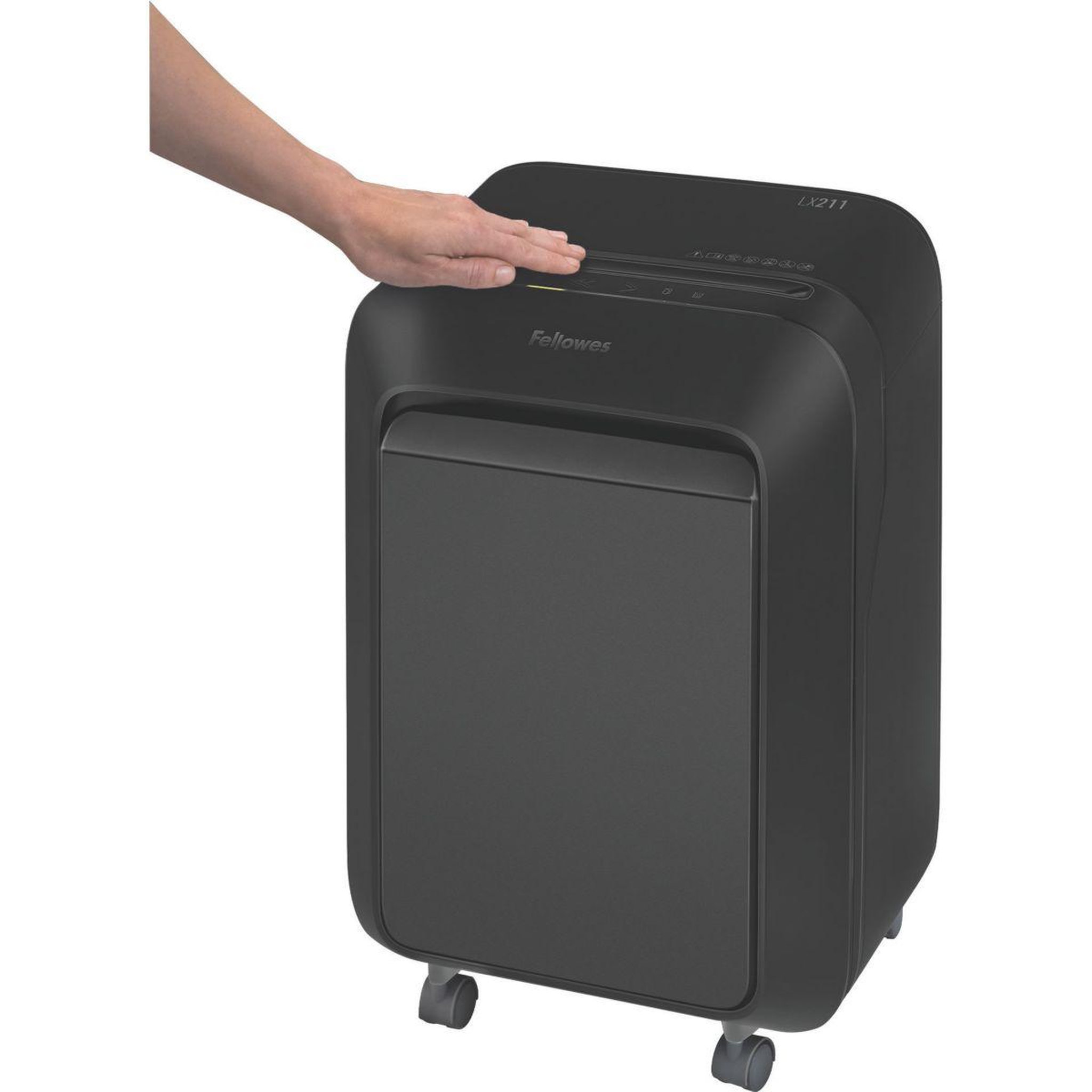 Voir la diapositive 3 : Fellowes Destructeur MICROSHRED LX211 NOIR