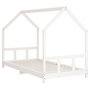 Voir la diapositive 3 : VIDAXL Cadre de lit pour enfants blanc 90x190 cm bois de pin massif