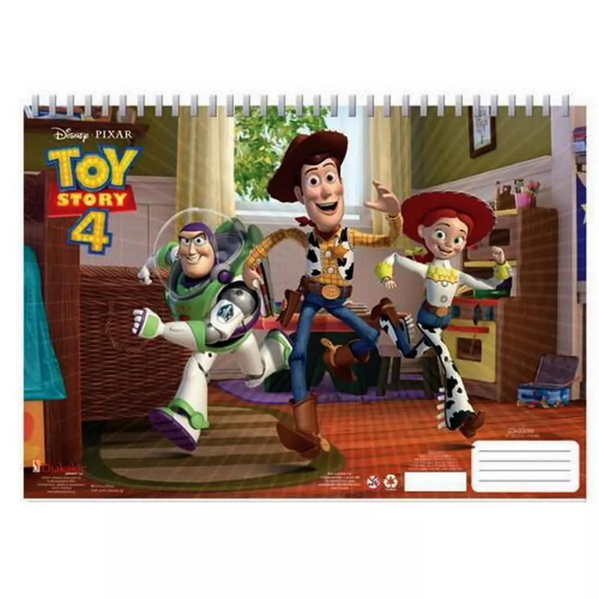  Cahier de dessin Toy Story livre de coloriage Stickers Regle Pochoir Album
