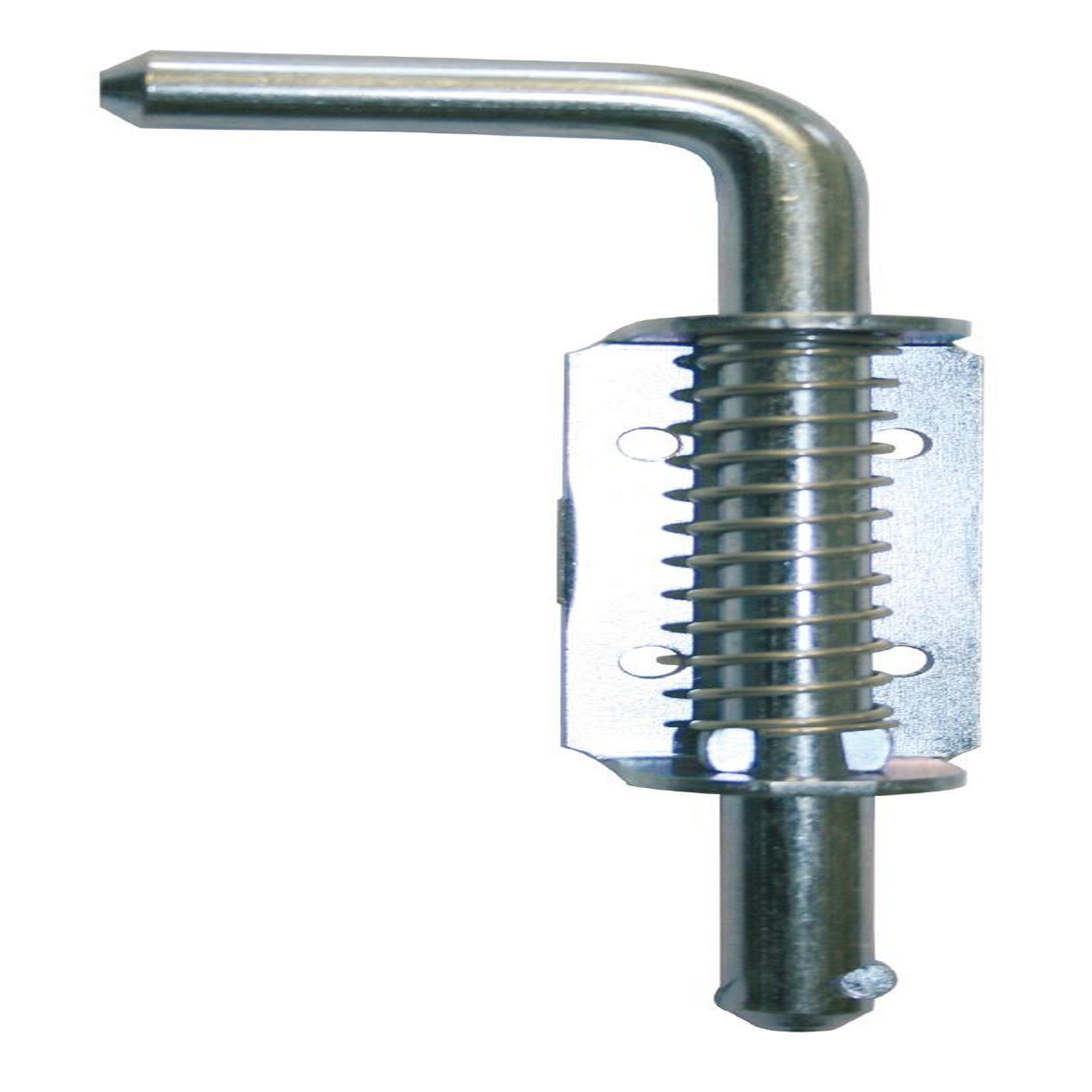 CENTRALE BRICO Verrou à ressort acier zingué, H.34 x L.190 x P.40 mm