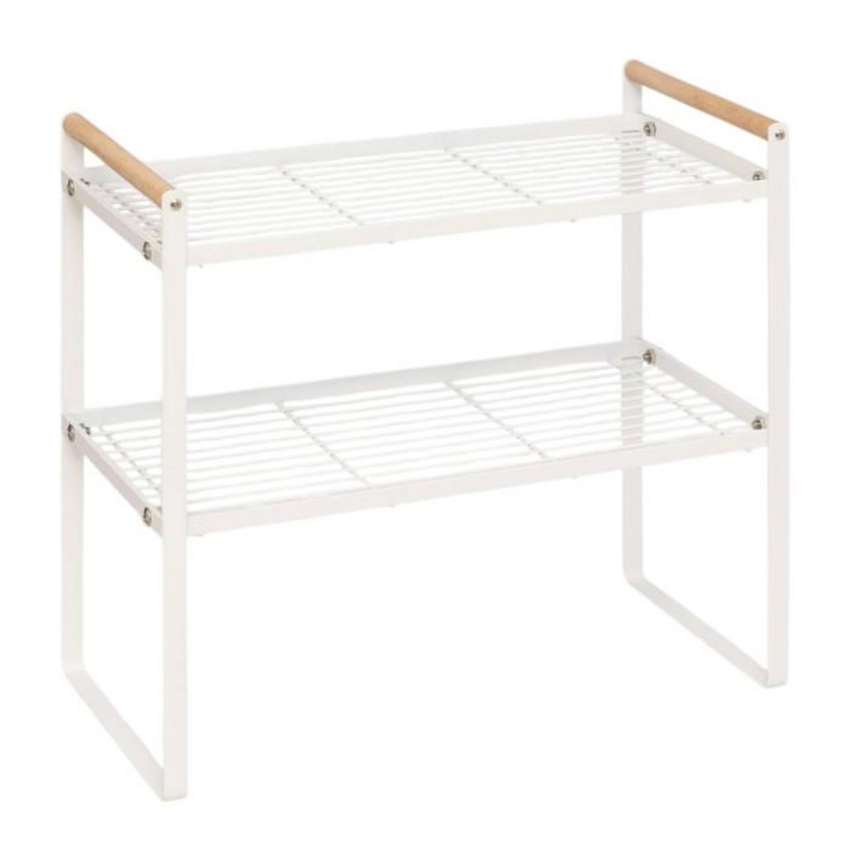 FIVE Étagère de Cuisine 2 Niveaux  Balm  42cm Blanc