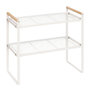 Voir la diapositive 1 : FIVE Étagère de Cuisine 2 Niveaux  Balm  42cm Blanc