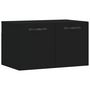 Voir la diapositive 2 : VIDAXL Armoire murale Noir 60x36,5x35 cm Bois d ingénierie