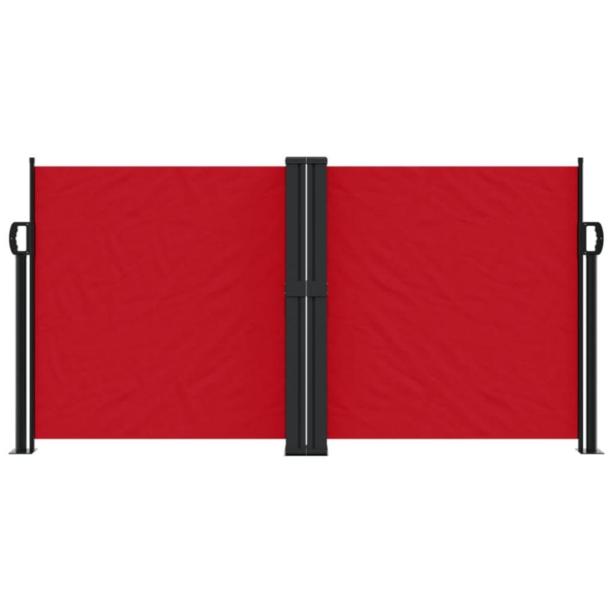 VIDAXL Auvent lateral retractable rouge 120x1000 cm