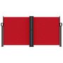 Voir la diapositive 3 : VIDAXL Auvent lateral retractable rouge 120x1000 cm
