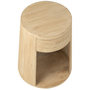 Voir la diapositive 2 : Paris Prix Table d'Appoint en Bois  Drawn  50cm Naturel