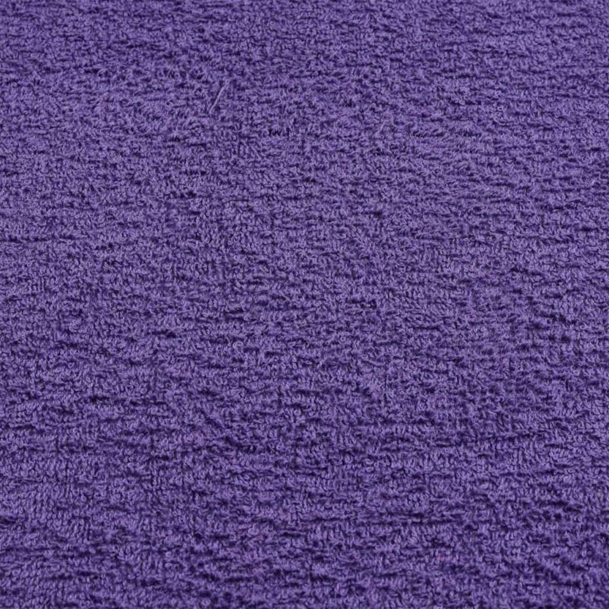 VIDAXL Serviettes de sauna 4 pcs violet 80x200 cm 360 g m² 100% coton
