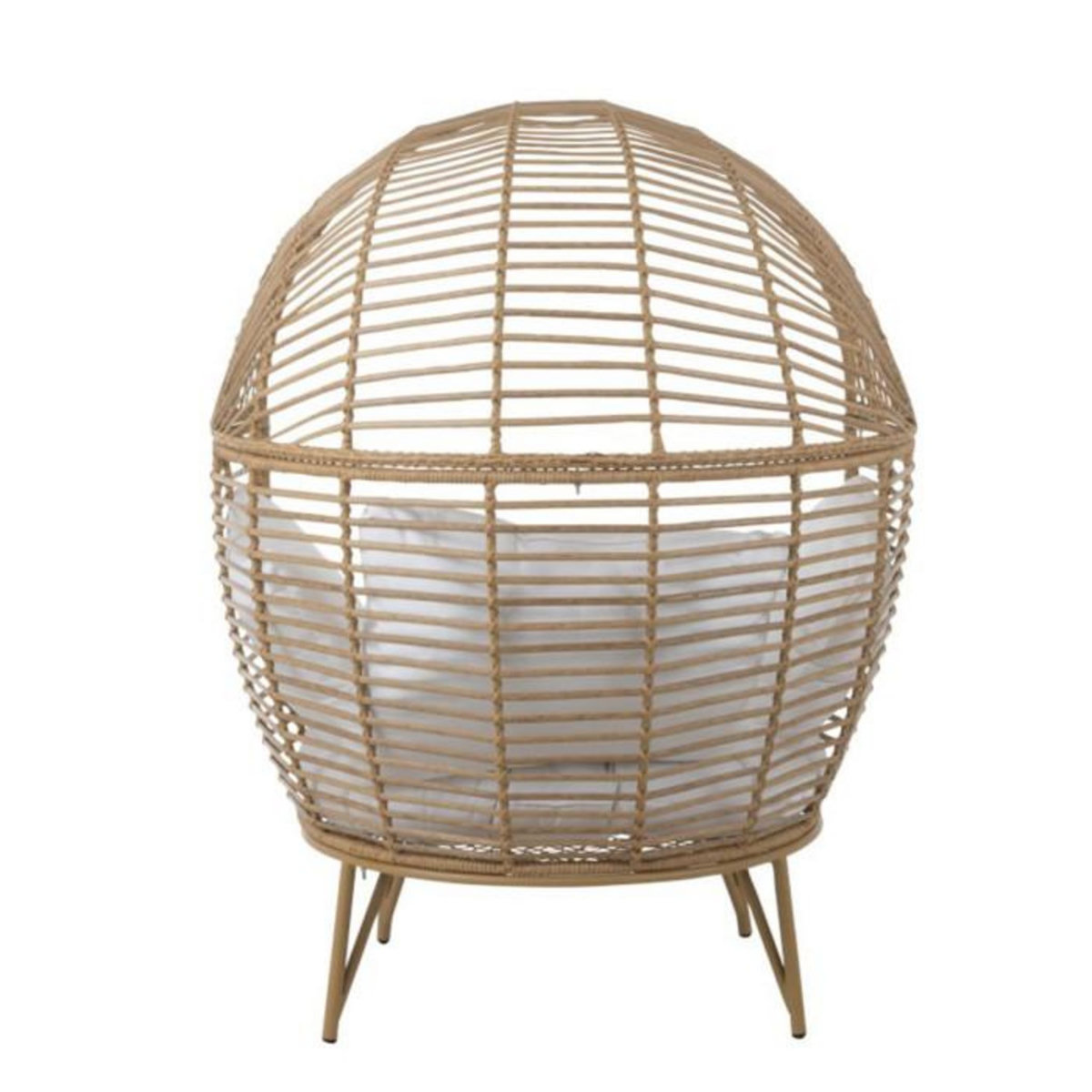 Paris Prix Fauteuil Design Ovale  Aciera  148cm Naturel