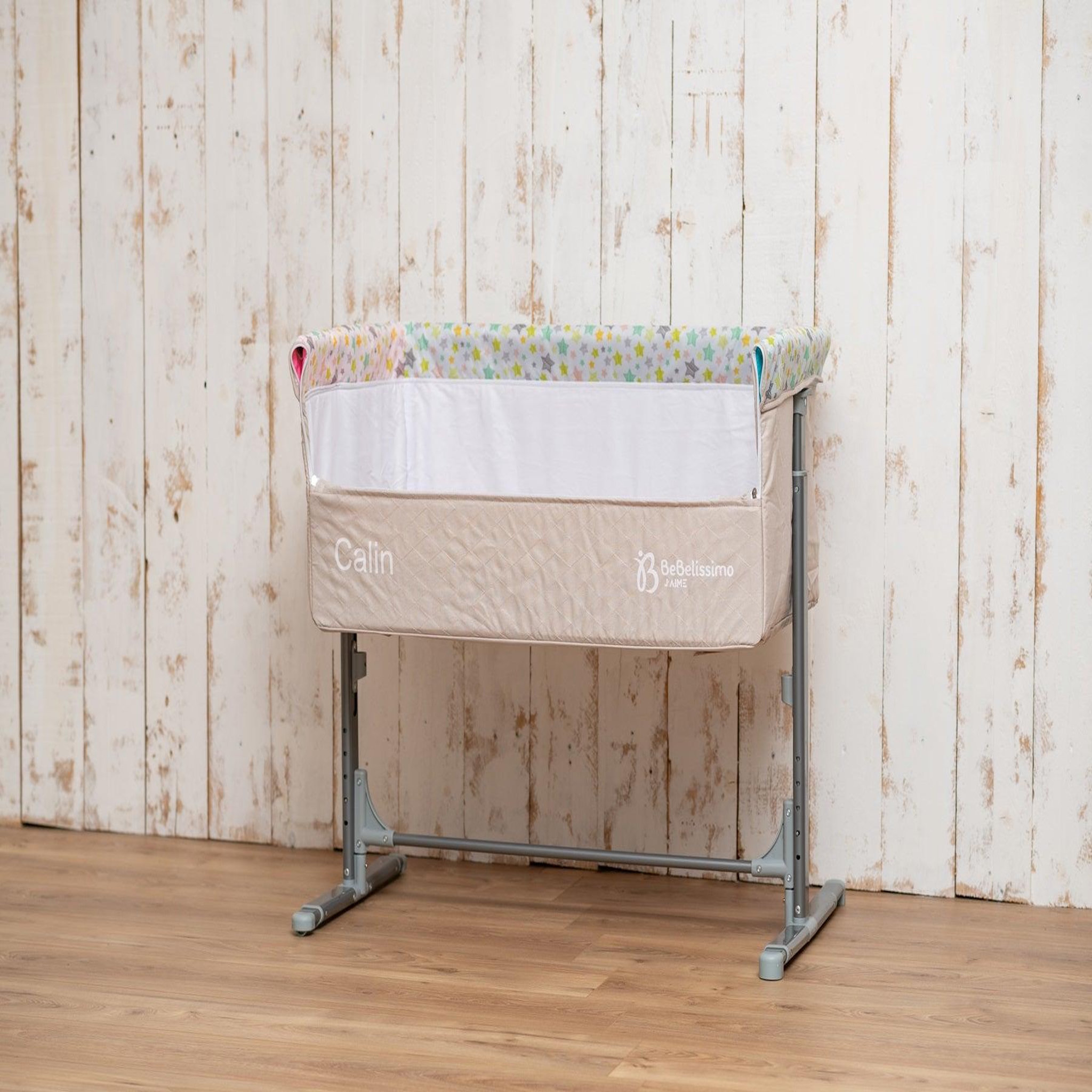 Voir la diapositive 4 : BEBELISSIMO Lit Cododo - berceau bébé - lit bébé - Calin - dès la naissannce - beige