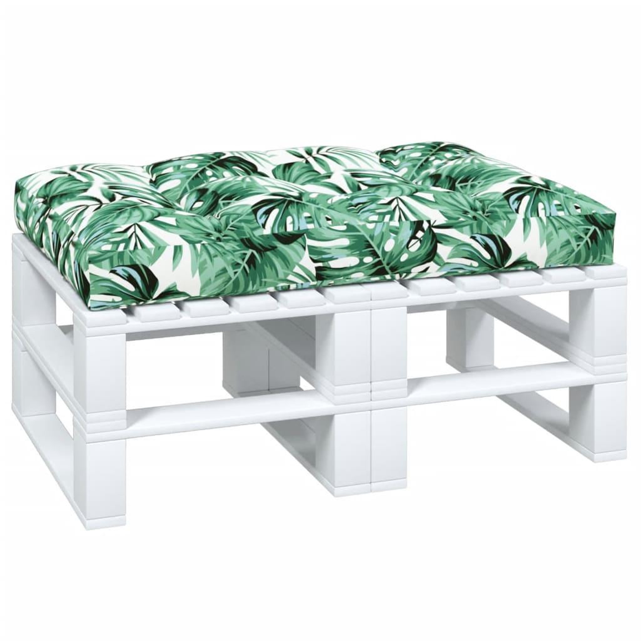 Voir la diapositive 3 : VIDAXL Coussin de palette vert 120x80x12 cm tissu