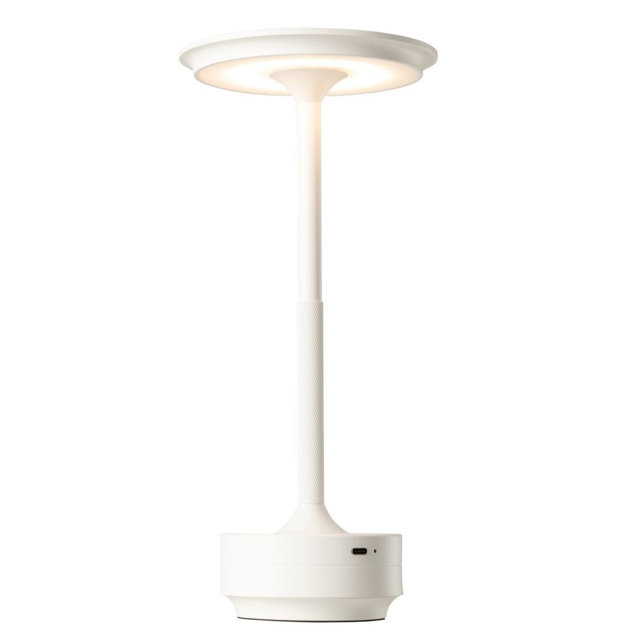 Voir la diapositive 2 : J-LINE Lampe à poser à led  touch  27cm blanc