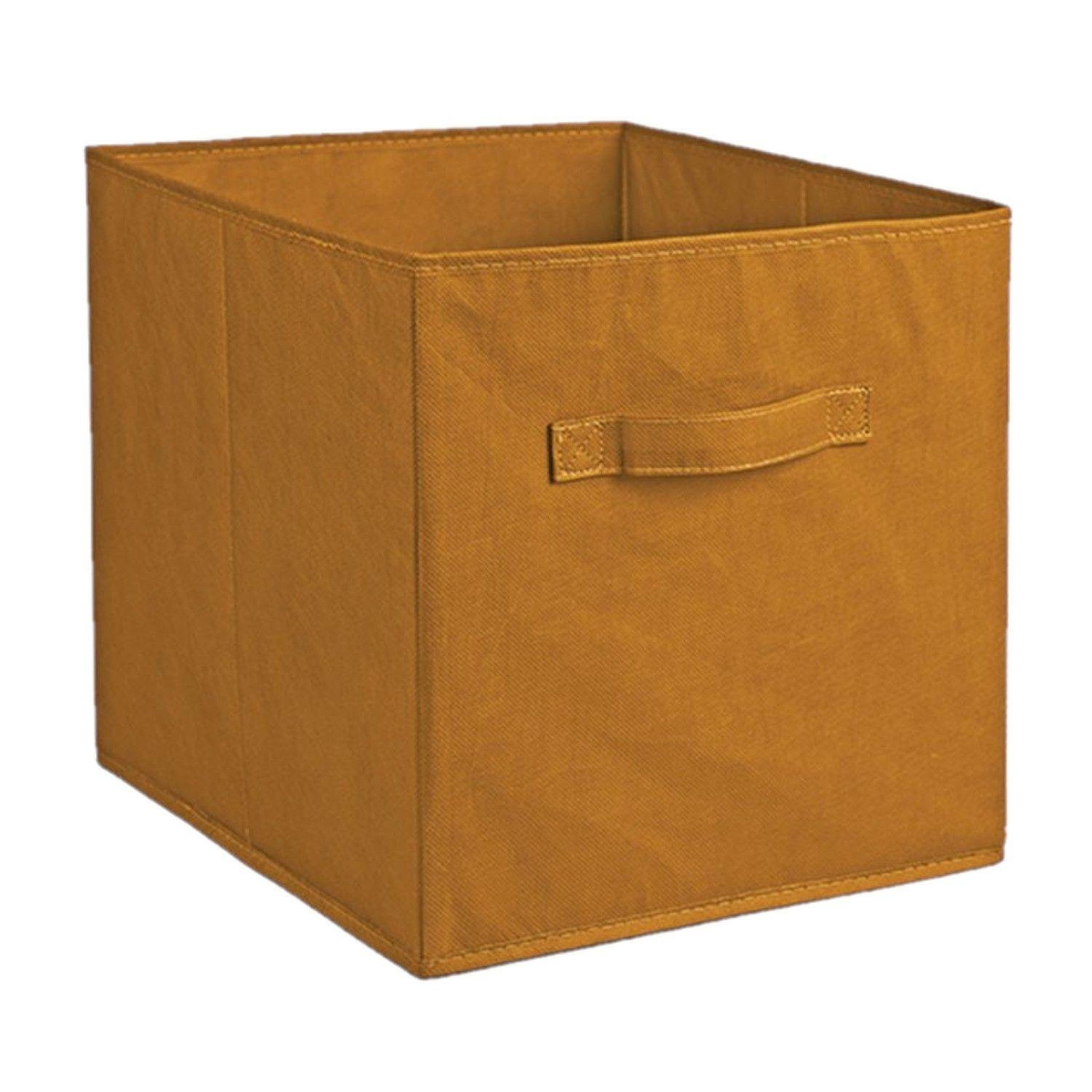 Voir la diapositive 1 : TOILINUX Cube de rangement pliable en tissu avec poignée