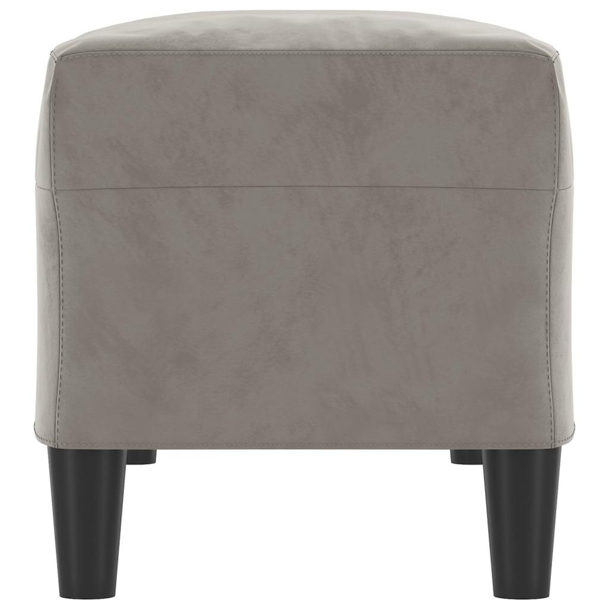 Voir la diapositive 4 : VIDAXL Banc Gris clair 100x35x41 cm Velours