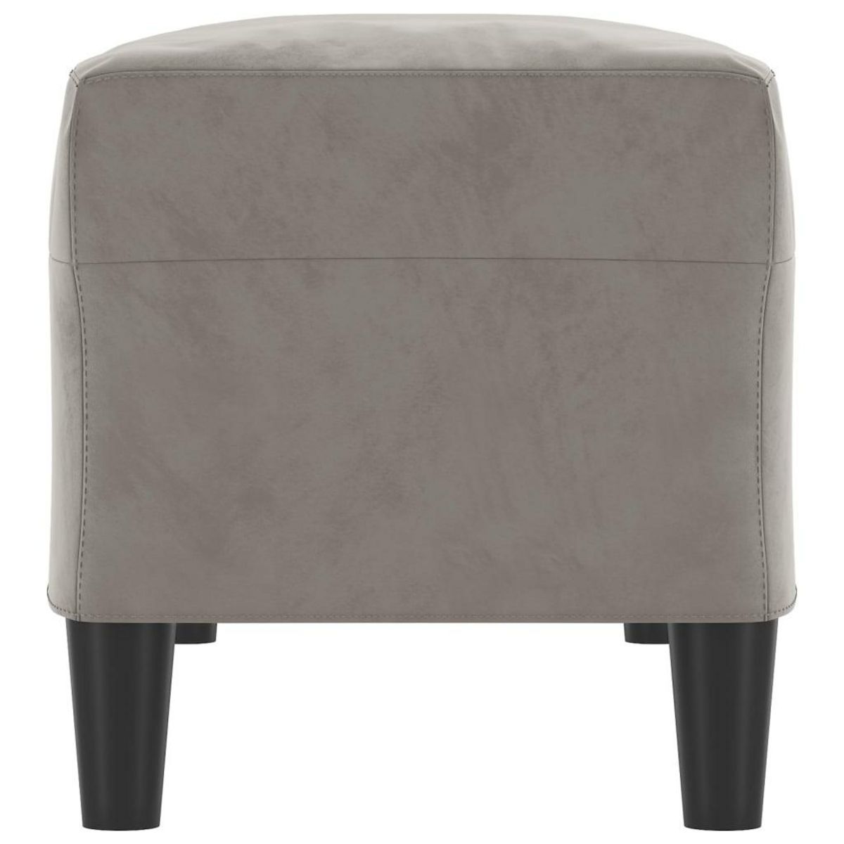 VIDAXL Banc Gris clair 100x35x41 cm Velours