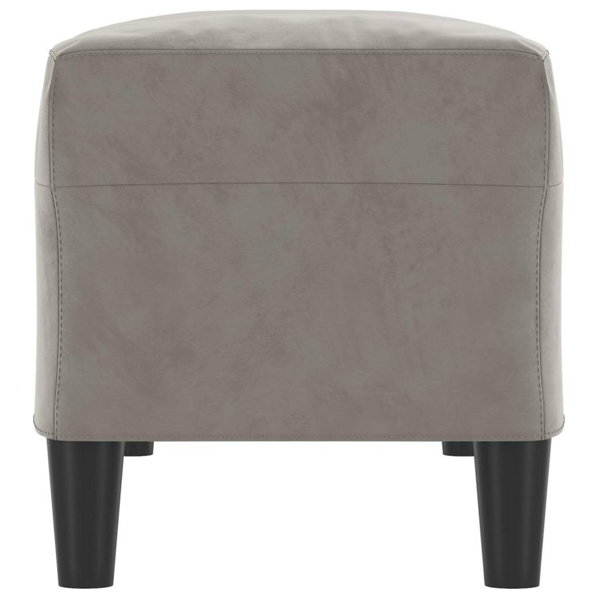 VIDAXL Banc Gris clair 100x35x41 cm Velours