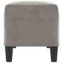 Voir la diapositive 4 : VIDAXL Banc Gris clair 100x35x41 cm Velours